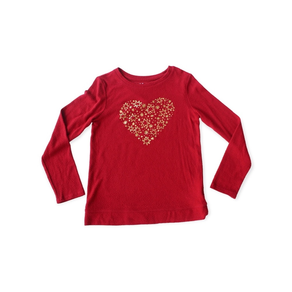 Cat & Jack Soft Cozy Red Top Size 6/6X